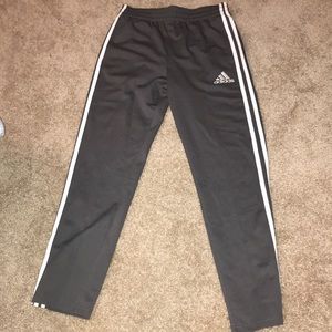 Boys Adidas Grey Sweatpants Size 10/12